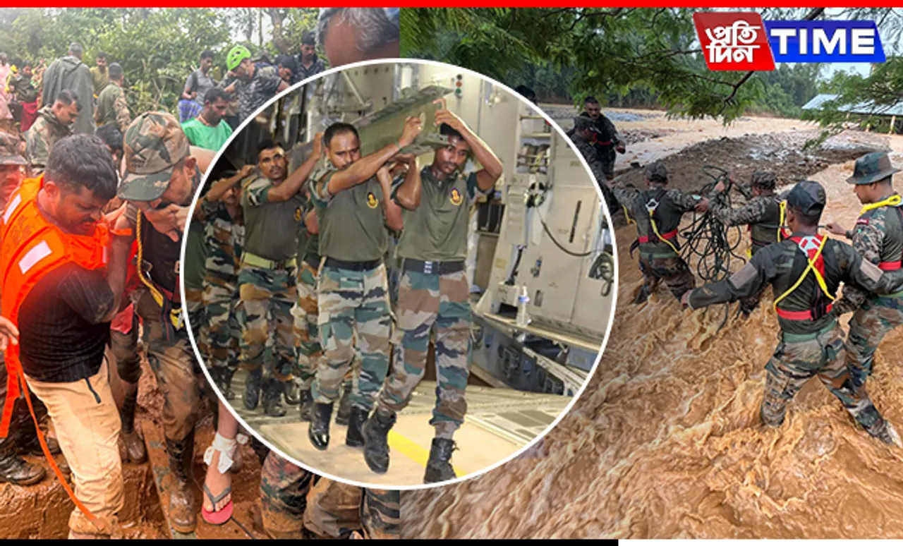 Indian Army Intensifies Rescue Operations in Wayanad Landslide- Affected Areas